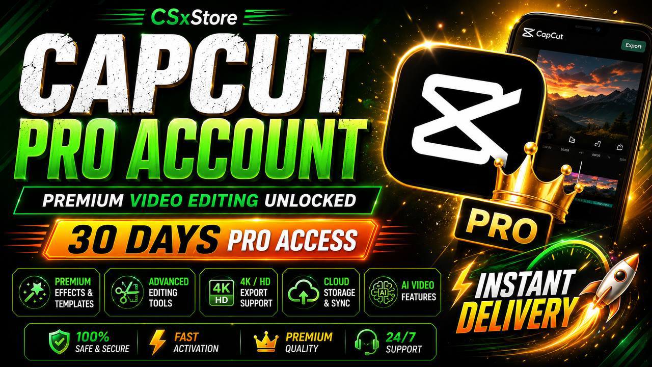 Capcut Pro 30D on Your mail
